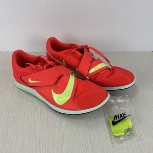Nike Zoom Rival Bright Crimson Lime Blast Track Spikes Men's Size 13 DR2756-600